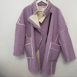 Faux fur coat for women